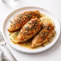 Pan Fried Paprika Garlic and Lemon Dijon Chicken Breasts