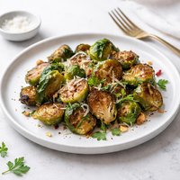 Pan Roasted Brussel Sprouts