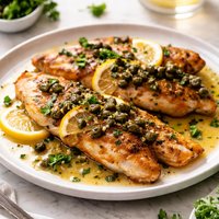 Pan Sauted Rockfish with Capers