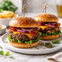 Pan Seared Burgers
