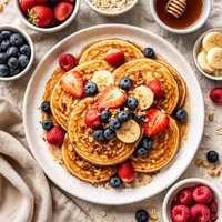 Pancakes with Oat Bran
