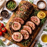 Pancetta Stuffed Beef Tenderloin