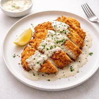 Panko Chicken with Creamy Sauce