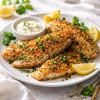 Panko Crusted Tilapia