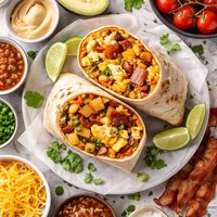 Papa Ds Breakfast Burrito