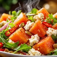 Papaya and Feta Salad
