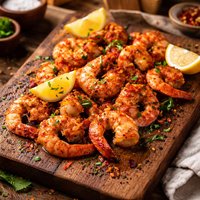 Paprika and Lemon Shrimp