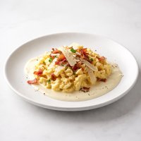 Parma Style Scrambled Eggs Parmesan Sauce