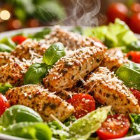 Parmesan and Basil Chicken Salad