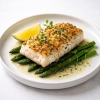 Parmesan Baked Halibut