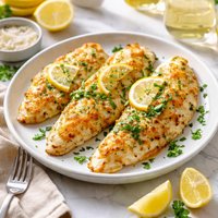 Parmesan Broiled Flounder