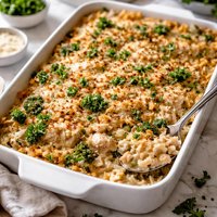 Parmesan Chicken and Rice Casserole