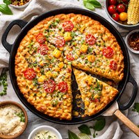 Parmesan Corn Bread Pie