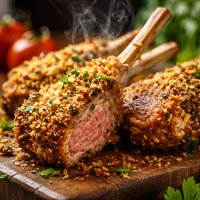 Parmesan Crusted Lamb Cutlets