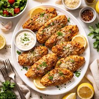 Parmesan Crusted Turkey Cutlets