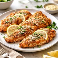 Parmesan Dijon Chicken Cutlets