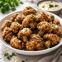 Parmesan Fried Mushrooms