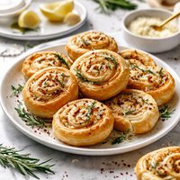 Parmesan Rosemary Pinwheels