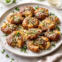 Parmesan Smashed Potatoes