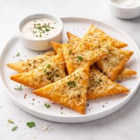 Parmesan Won Ton Crisps