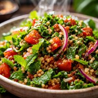 Parsley Mint Salad with Chipotle Vinaigrette