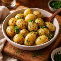 Parslied New Potatoes Microwave