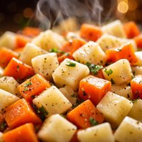 Parsnip and Carrot Dice