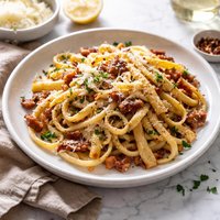 Parsnip Pancetta Pasta with Parmesan Butter
