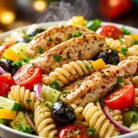 Party Chicken and Pasta Salad