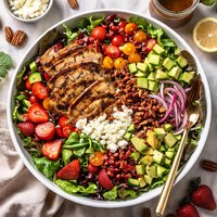 Party Salad with Balsamic Honey Mustard Vinaigrette