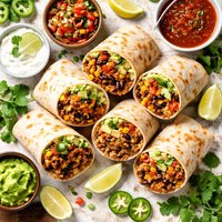 Pasilla Chili Ground Meat Burritos