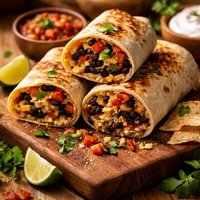 Pass It Along Black Bean Burritos