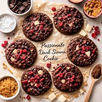 Passionate Dark Sienna Cookie