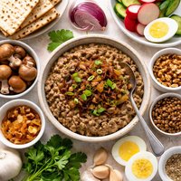 Passover and All Year Vegetarian Chopped Liver Mushrooms