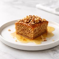 Passover Honey Nut Cake in Soaking Syrup