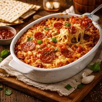 Passover Pizza Souffle