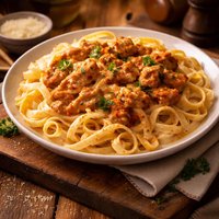 Pasta Alfredo Chicken Paprikash