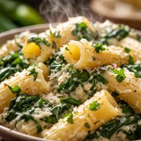 Pasta and Spinach with Ricotta and Herbs