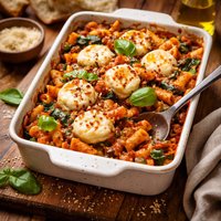 Pasta Bake with Goats Cheese