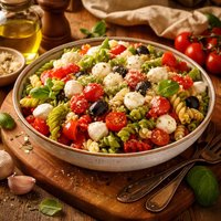 Pasta Bandiera Italian Flag Pasta Salad