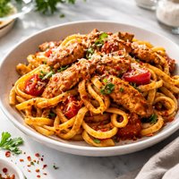 Pasta Chicken with Spice