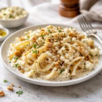 Pasta in a Creamy Gorgonzola Sauce