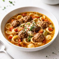 Pasta Meatball Soup