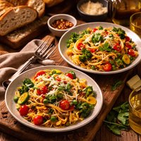 Pasta Primavera for Two