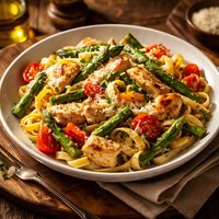 Pasta Primavera with Chicken and Asparagus