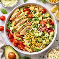 Pasta Salad with Avocado Dressing