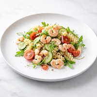 Pasta Salad with Baby Shrimp