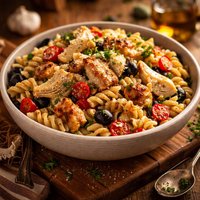 Pasta Salad with Chicken and Artichokes