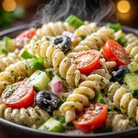 Pasta Salad with Creamy Herb Dressing