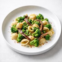 Pasta Shells with Broccoli Anchovies